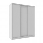 Шкаф-купе трехдверный 1800 Домашний Белый