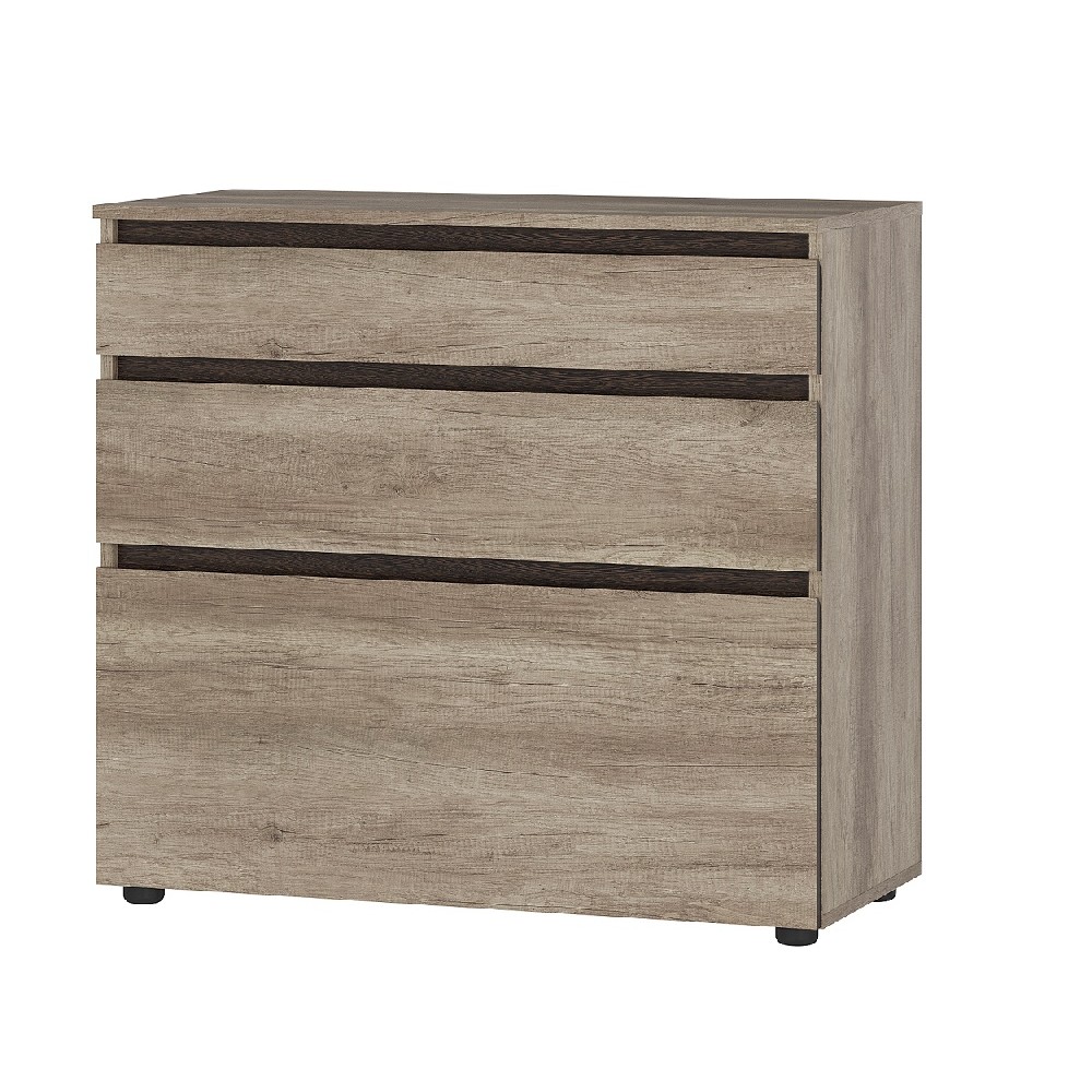 Комод КМ-01 Энигма, дуб каньон/венге