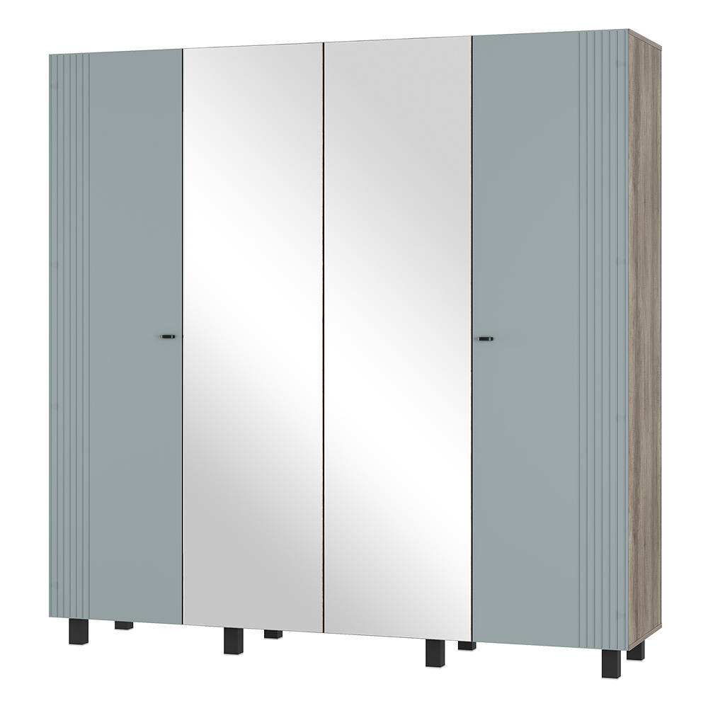 Шкаф четырехстворчатый Олива ШК-13, Дуб каньон/MF11