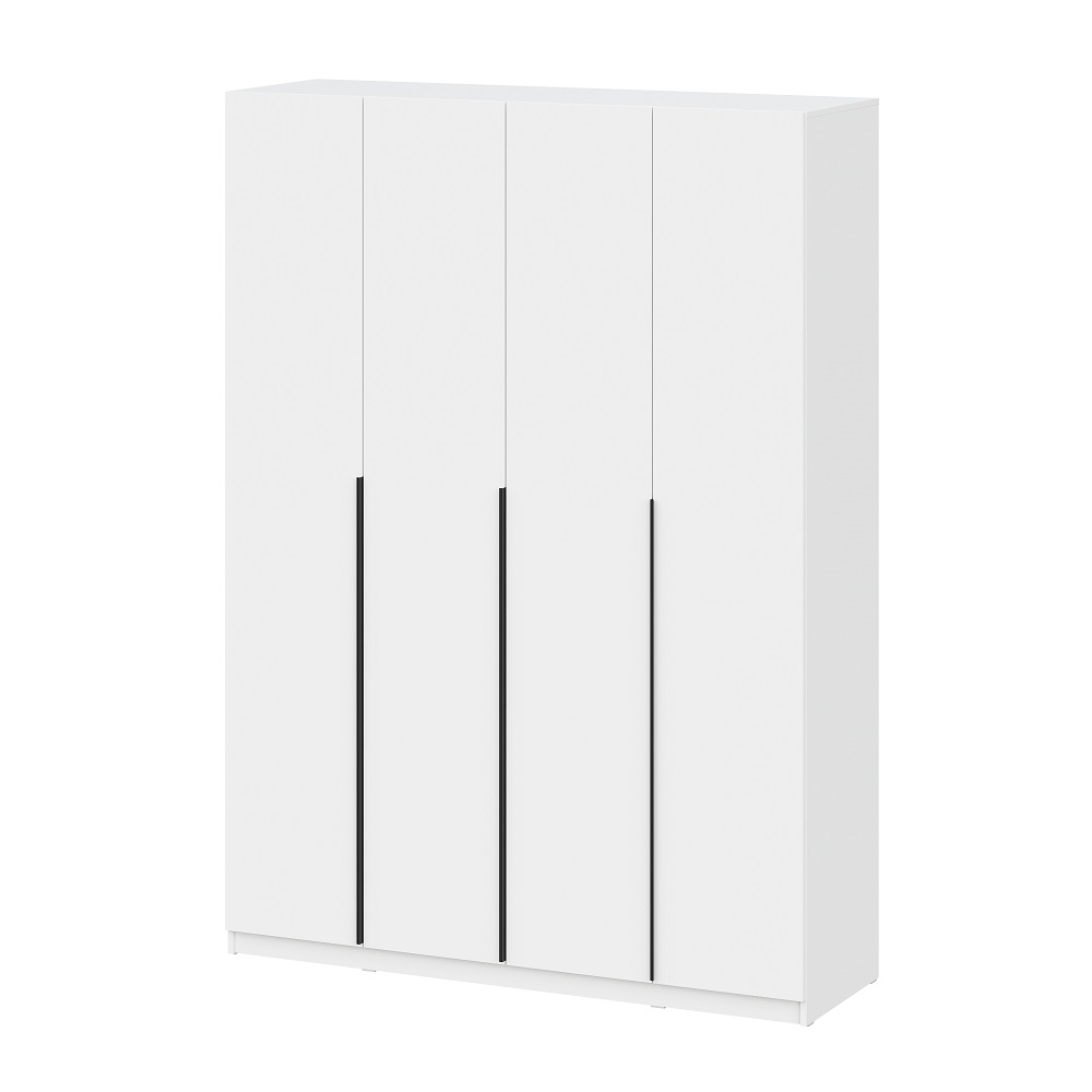 Шкаф распашной с наполнением (13 полок) ШК 5 (1600), Белый