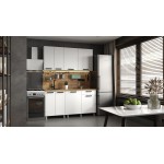 Кухня Осло, 1,6м Карбон Фарфор