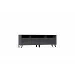 Тумба ТВ Оливия, Графит, Графит глянец