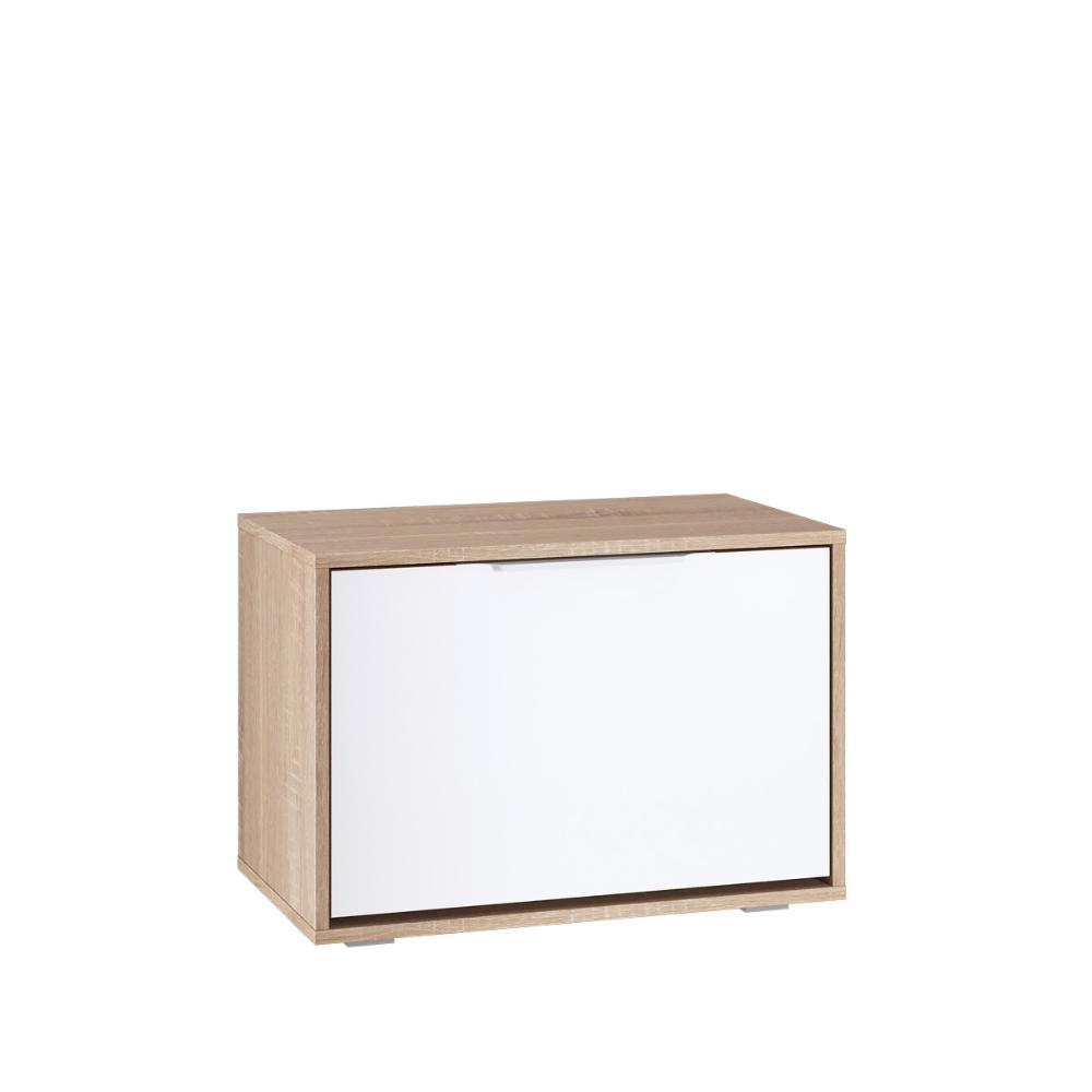 Куба Тумба 13.58 N Дуб сонома, Белый премиум