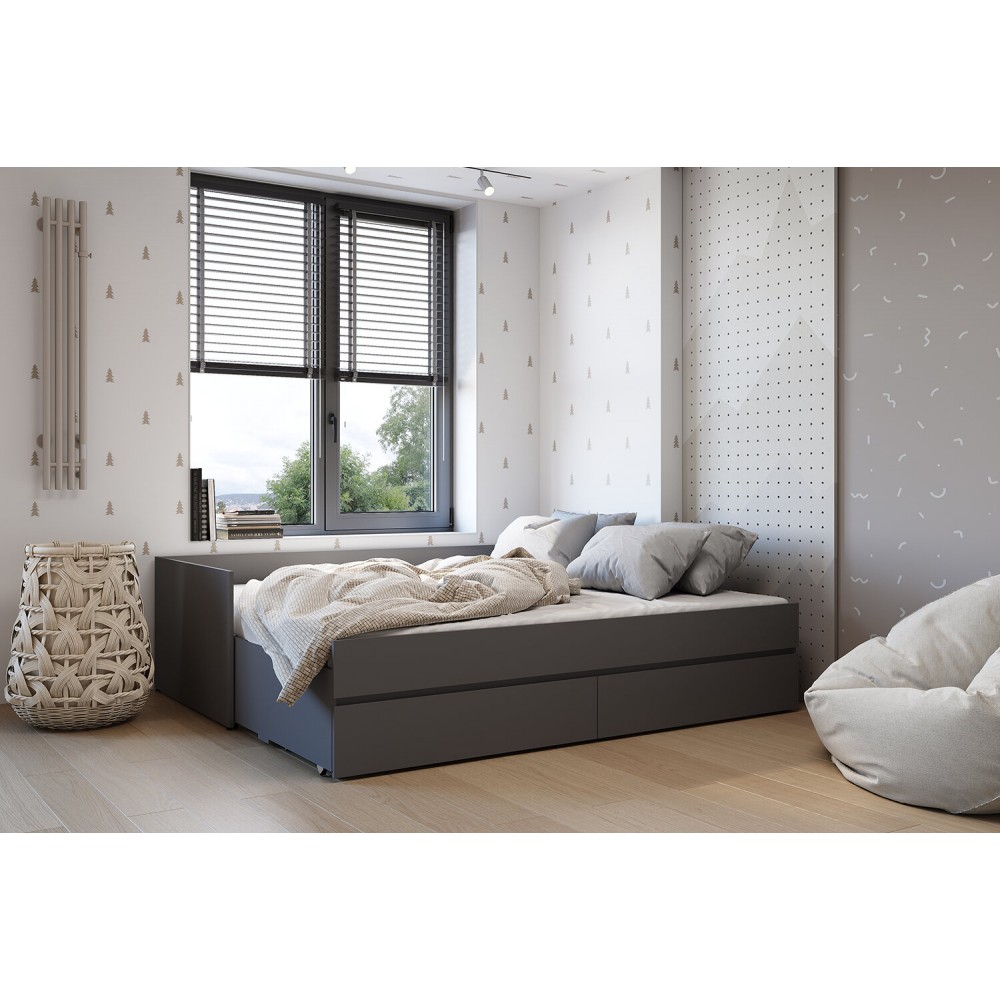 Кровать-трансформер Симпл КР-51, графит