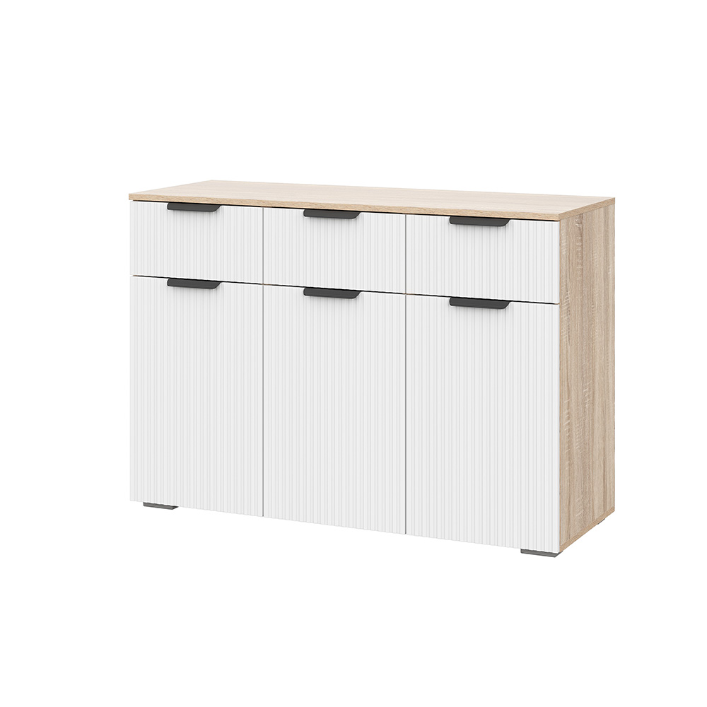 Комод Норд Line КМ03-1200, Дуб сонома, Софт пломбир