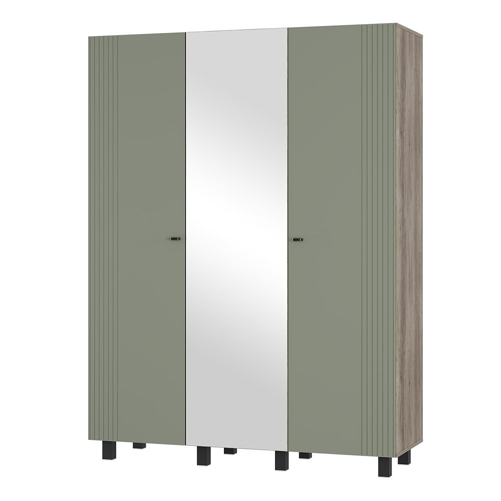 Шкаф трехстворчатый Олива ШК-08, Дуб каньон/MF12