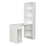 Шкаф комбинированный Лайт 10.01, Белая гладка