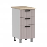 МК Аленушка Н3Я 400 Лотос Кашемир,скоба антрацит (без столешницы)