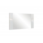 Зеркало Ким, Белый глянец холодный, Венге