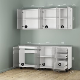 Кухня 1,8 м "София"