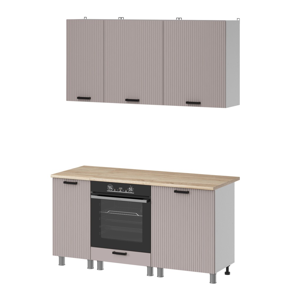 МК Аленушка 1,6м в.6 Лотос Кашемир,скоба антрацит,сонома