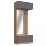 Прихожая Роджина, Дуб крафт, Графит