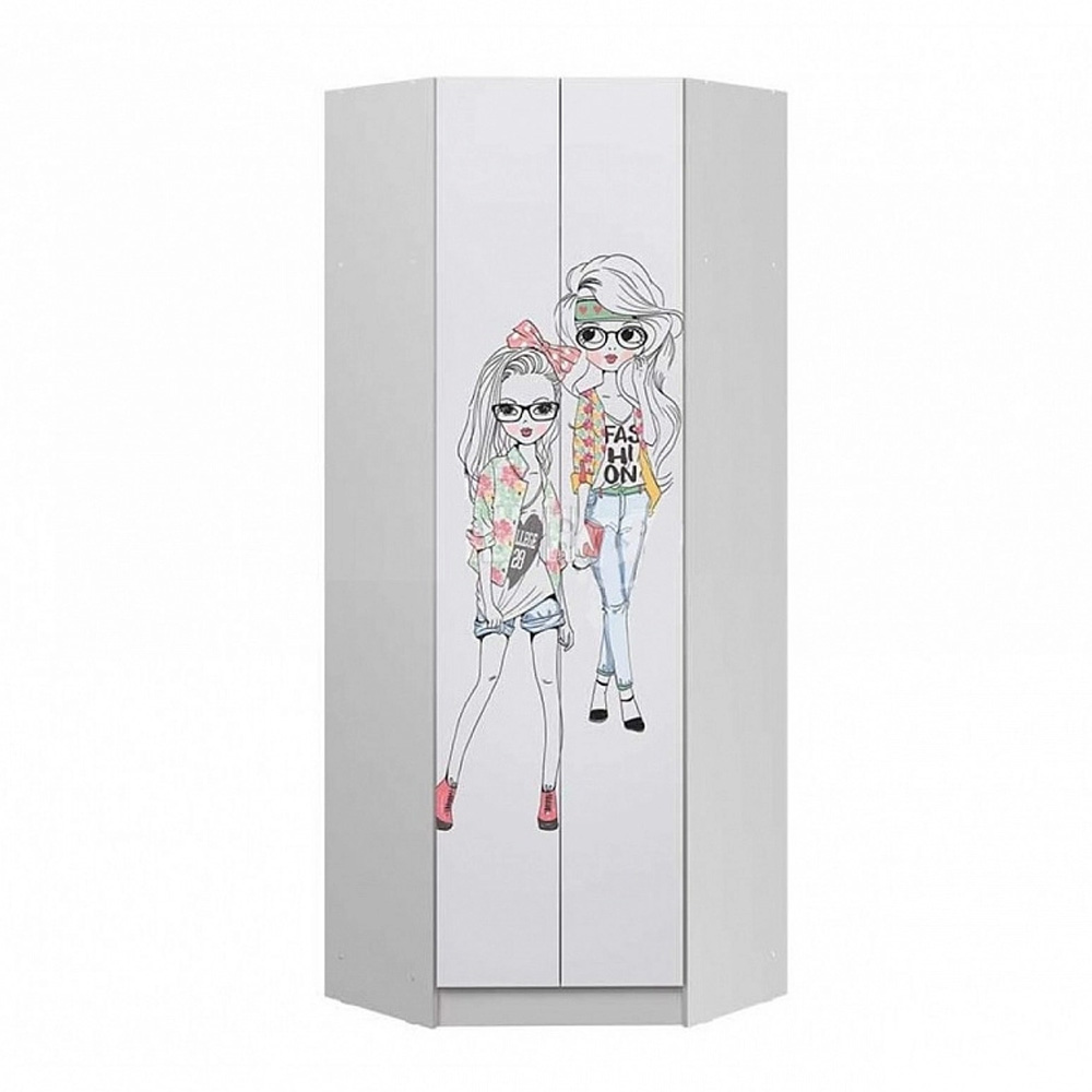 Шкаф угловой FASHION, Белый