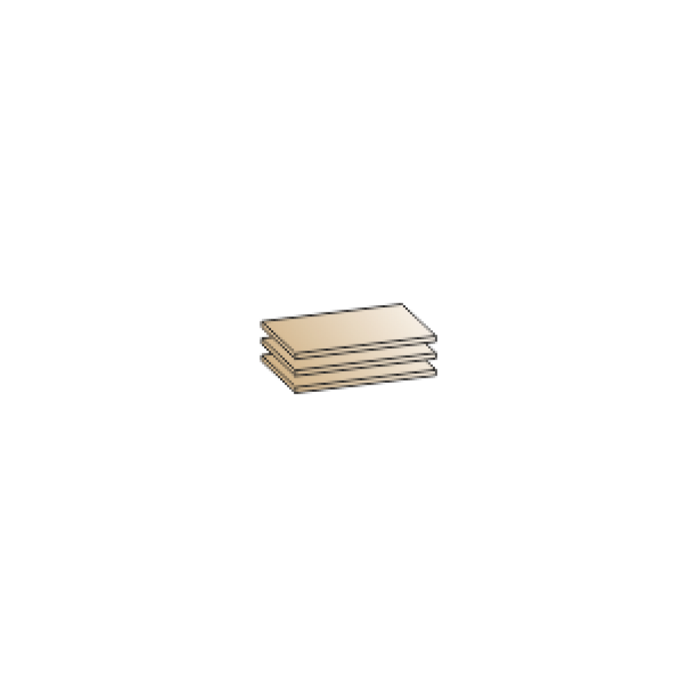 Полка Карина (3шт.) ПЛ-1025