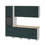 МК Аленушка 2,4м Лотос Изумруд,скоба антрацит,сонома