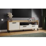 Тумба ТВ Парус-8, Дуб крафт золотой, Кашемир