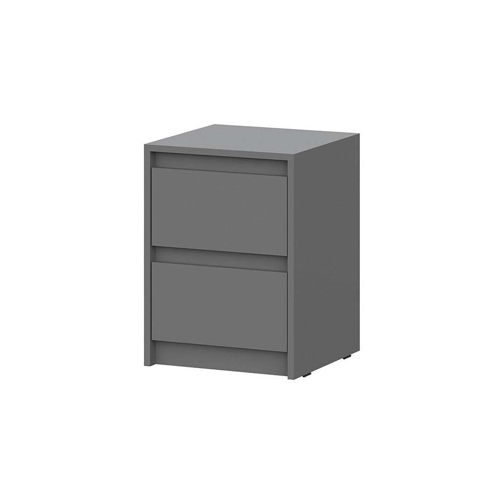 Тумба прикроватная Айден ТБ06-400, Серый графит