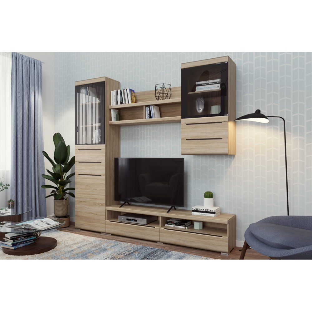 Гостиная Эколь Вариант №3, Дуб сонома