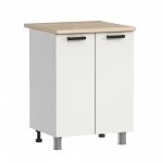 МК Аленушка Н 600 Лаванда Молочный, скоба черный (со столешницей)