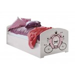 Юниор-2 ЛДСП Принцесса Кровать (Белый)