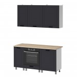 МК Аленушка 1,6м в.6 Астра Сталь,скоба черный,сонома