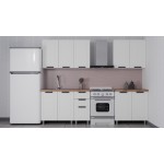 ГК Аленушка 2 м Лилия Молочный/Молочный,скоба черный,сонома