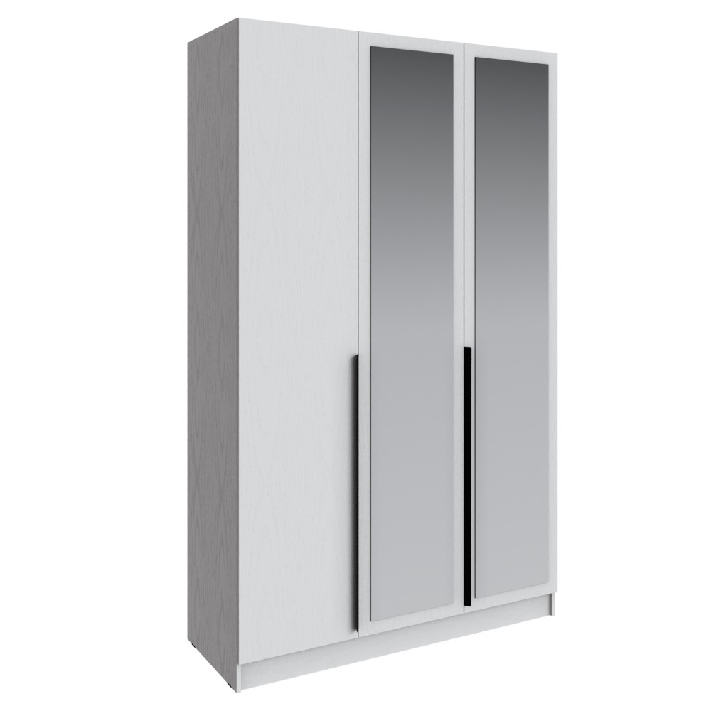 Шкаф Мадрид (1,4) с зеркалом белый