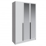 Шкаф Мадрид (1,4) с зеркалом белый