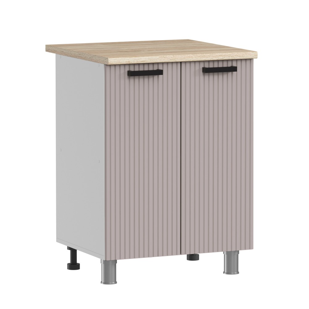 МК Аленушка Н 600 Лотос Кашемир,скоба антрацит (без столешницы)