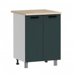 МК Аленушка Н 600 Лотос Изумруд,скоба антрацит (со столешницей)