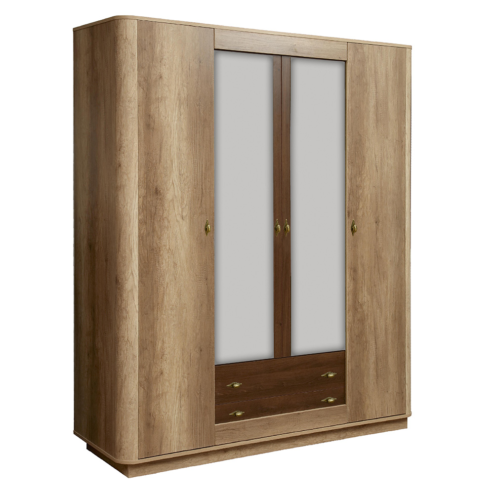Шкаф для одежды Фантазия 34.01, Дуб каньон, Дуб кальяри