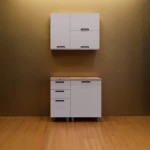 МК Аленушка 1м с 3 ящ Лаванда Кашемир,скоба черный,сонома