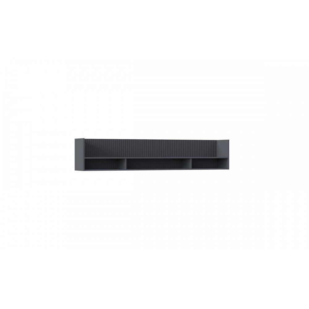 Полка Оливия, Графит, Графит Софт