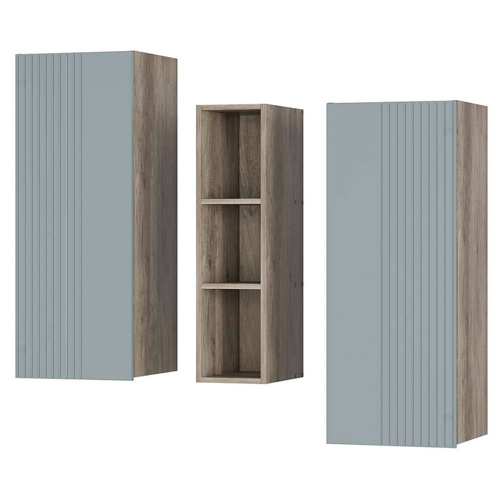 Шкаф навесной Олива ШКН-01, Дуб каньон/MF11