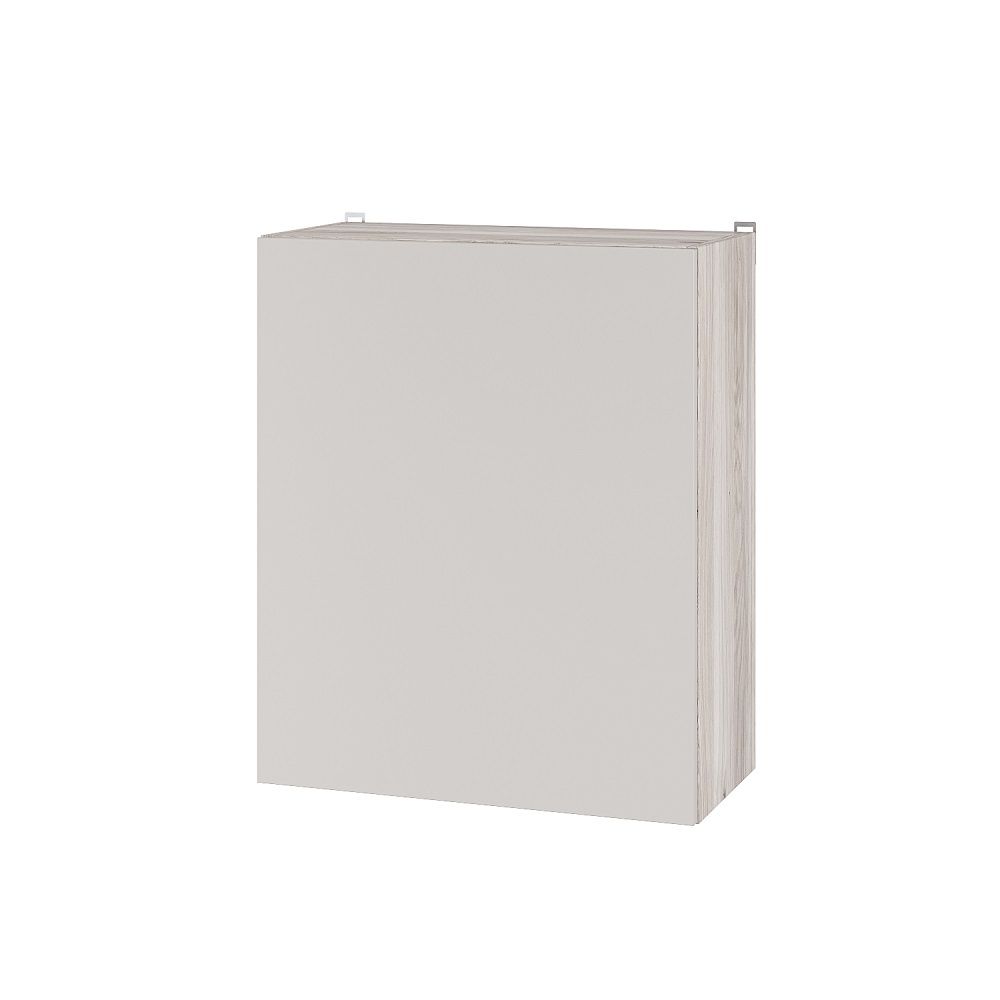 Шкаф навесной Берген Лайт 6в1 0,6м, Дуб смоки, Кашемир