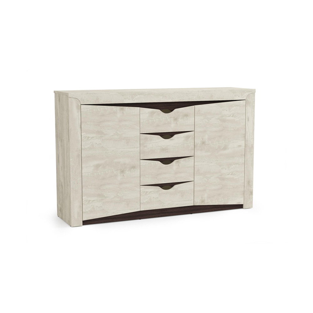 Тумба Лючия 33.19, Бетон пайн белый