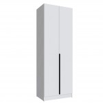 Шкаф Мадрид (0,8) с 2 ящ. внутри без зеркала белый