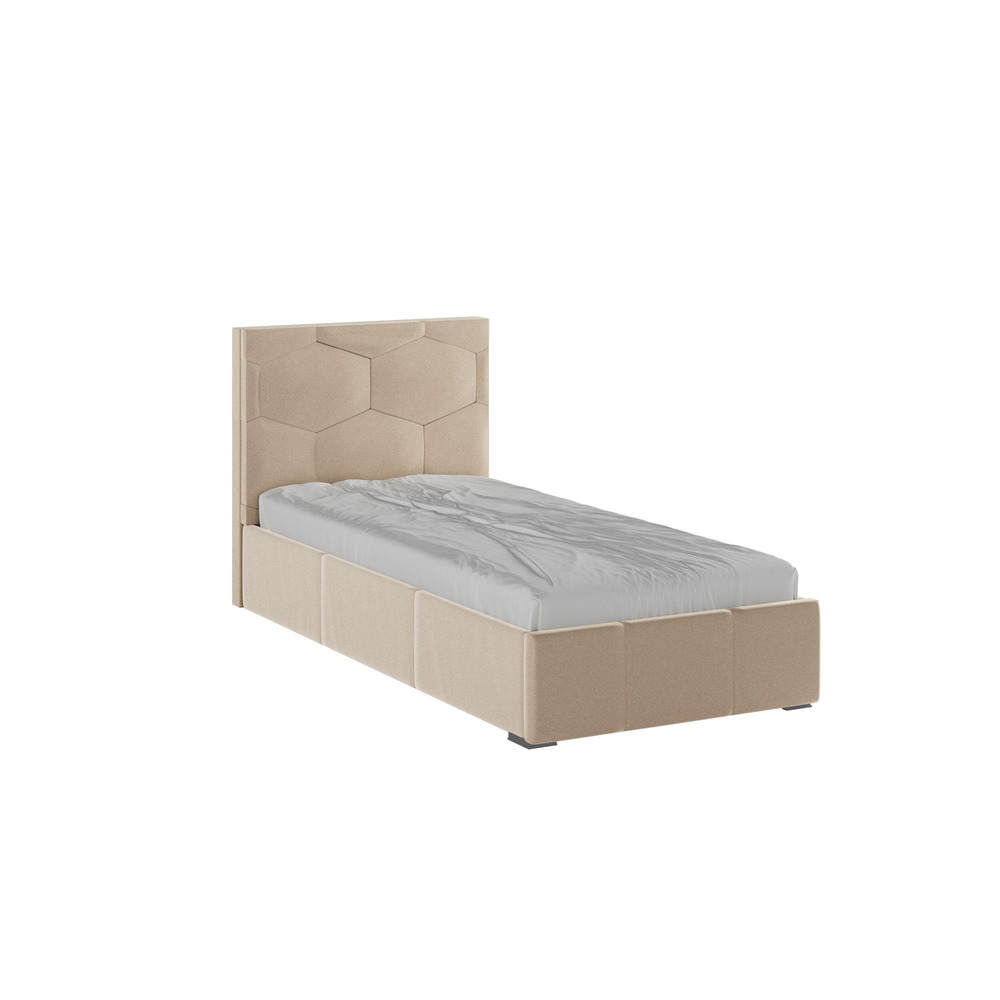 Кровать с ортопедическим основанием Манука (0,9м), Бежевый