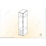 Пенал с ящиками Лозанна ПЯ