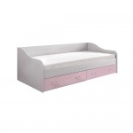 Кровать детская с ящиками FASHION, Белый