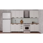 ГК Аленушка 2 м Магнолия Молочный/Молочный,скоба черный,сонома