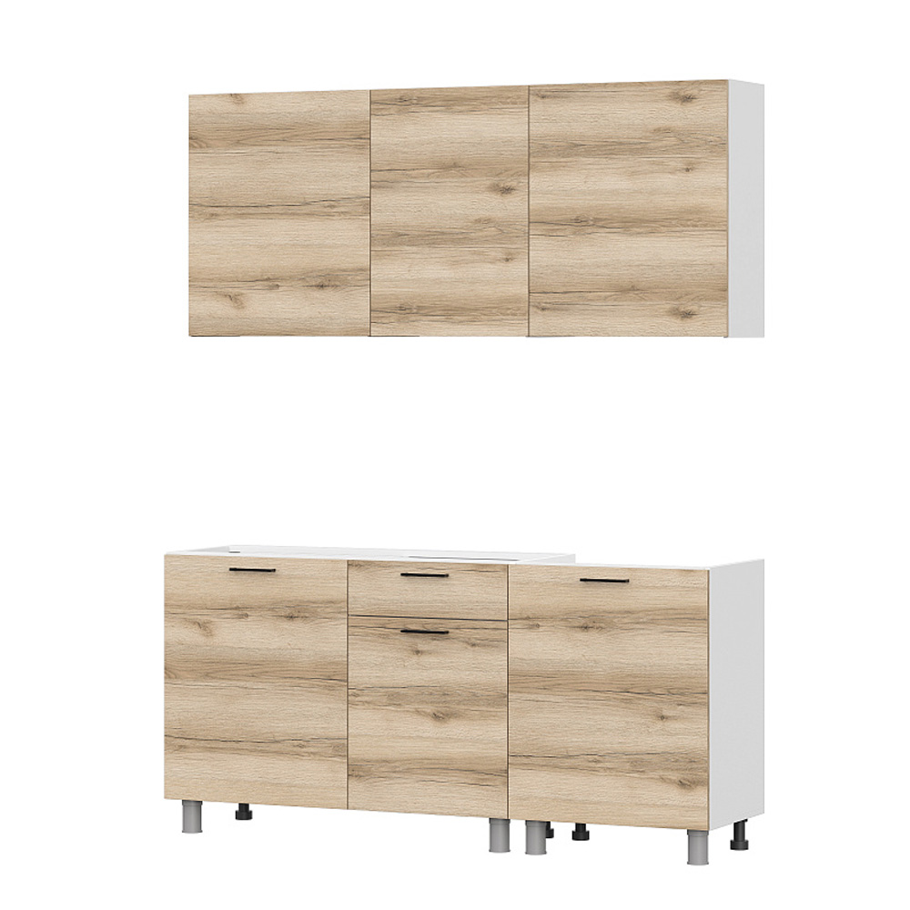 Готовая кухня Лаванда (без столешницы), Дуб Делано