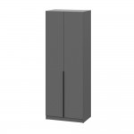 Шкаф распашной Берген ШК-800, Серый графит