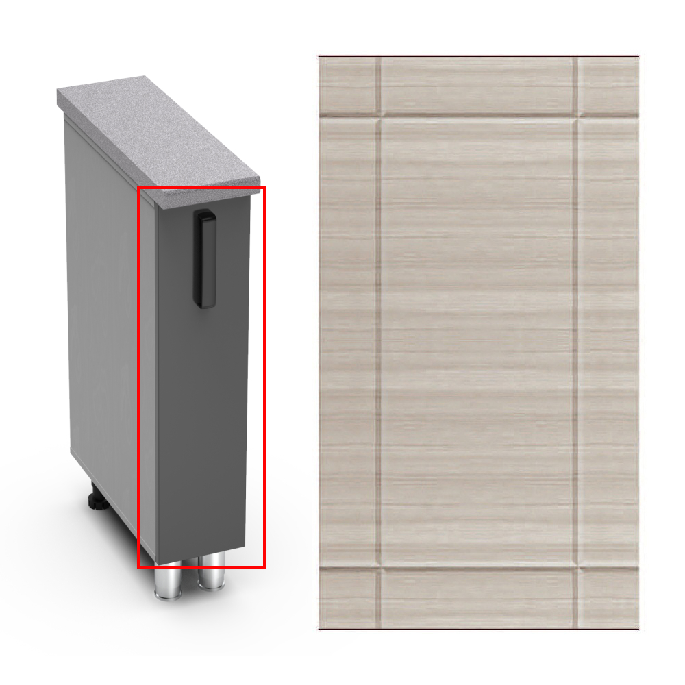 Фасад 2РБ Бомбей, Сандал белый