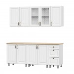 Готовая кухня Прованс (без столешницы), Белый