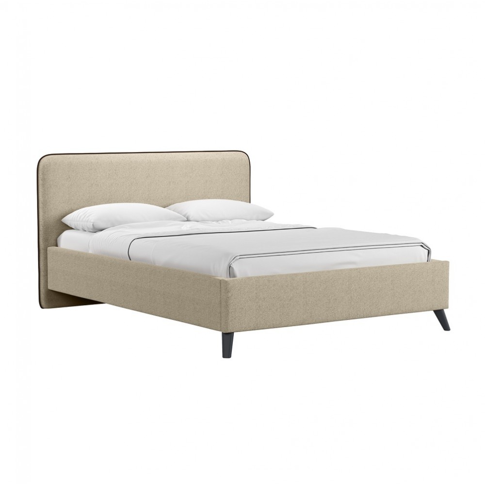 Кровать Мия 160, Бежево-коричневая