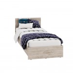 Кровать Ронда с основанием КР-080, Дуб крафт серый