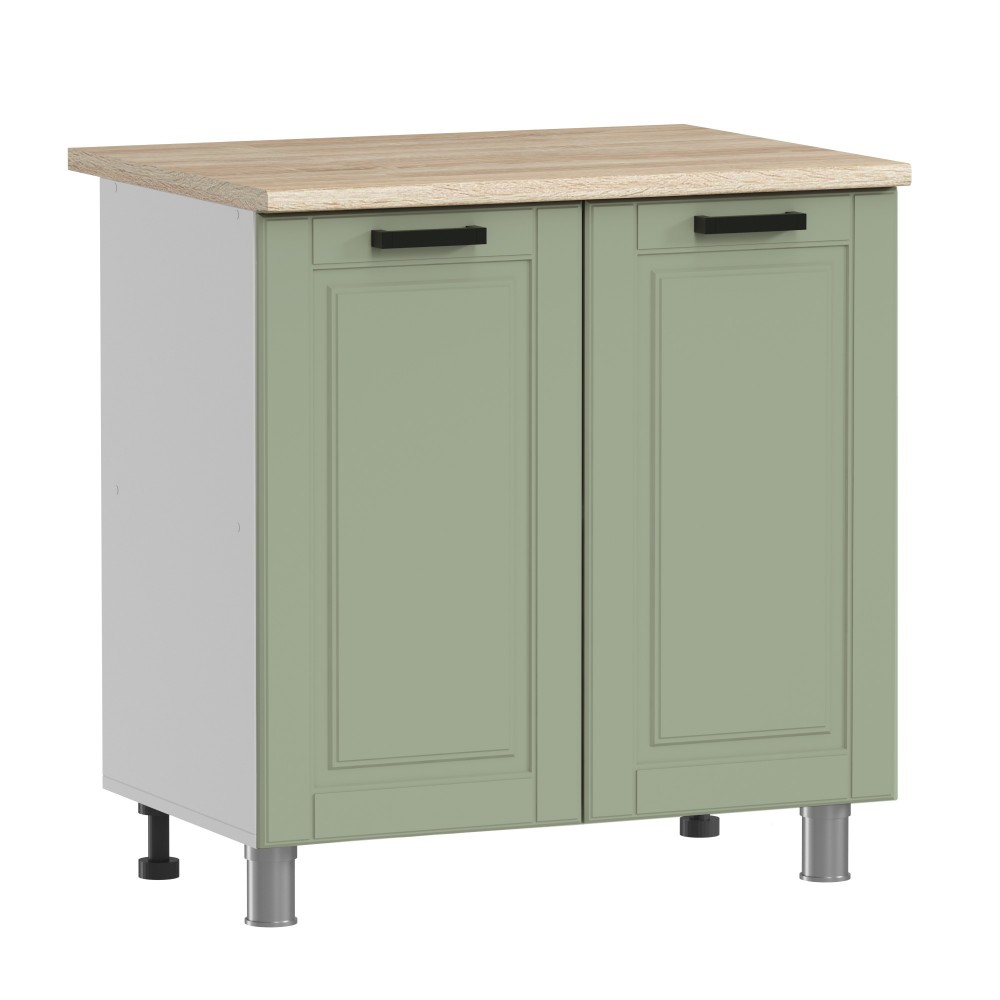 МК Аленушка Н 800 Астра Фисташка,скоба черный (со столешницей)