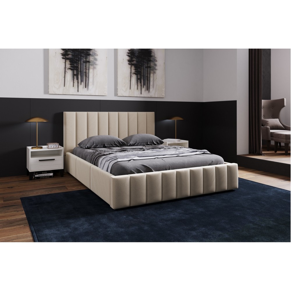 Кровать с подъёмным механизмом Нега 140х200, Бежевый