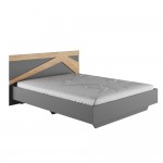 Кровать с основанием Теодора 1,6м, Графит